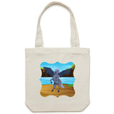 Beach Pegasus AS Colour - Carrie - Canvas Tote Bag