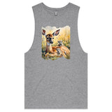 Deer and Meerkat Barnard - Mens Tank Top Tee