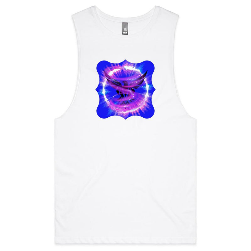Eagle in Swirl AS Colour Barnard - Mens Tank Top Tee Ogo Merch