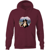 Dog AS Colour Stencil Pocket Hoodie Sweatshirt