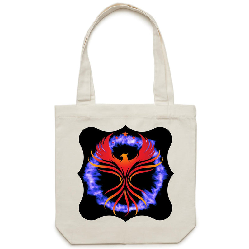 Fire Ring Phoenix Canvas Tote Bag Ogo Merch