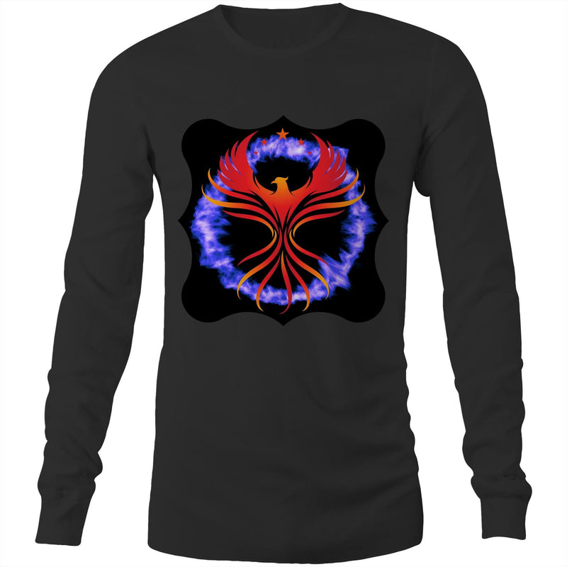 Fire Ring Phoenix Mens Long Sleeve TShirt Ogo Merch
