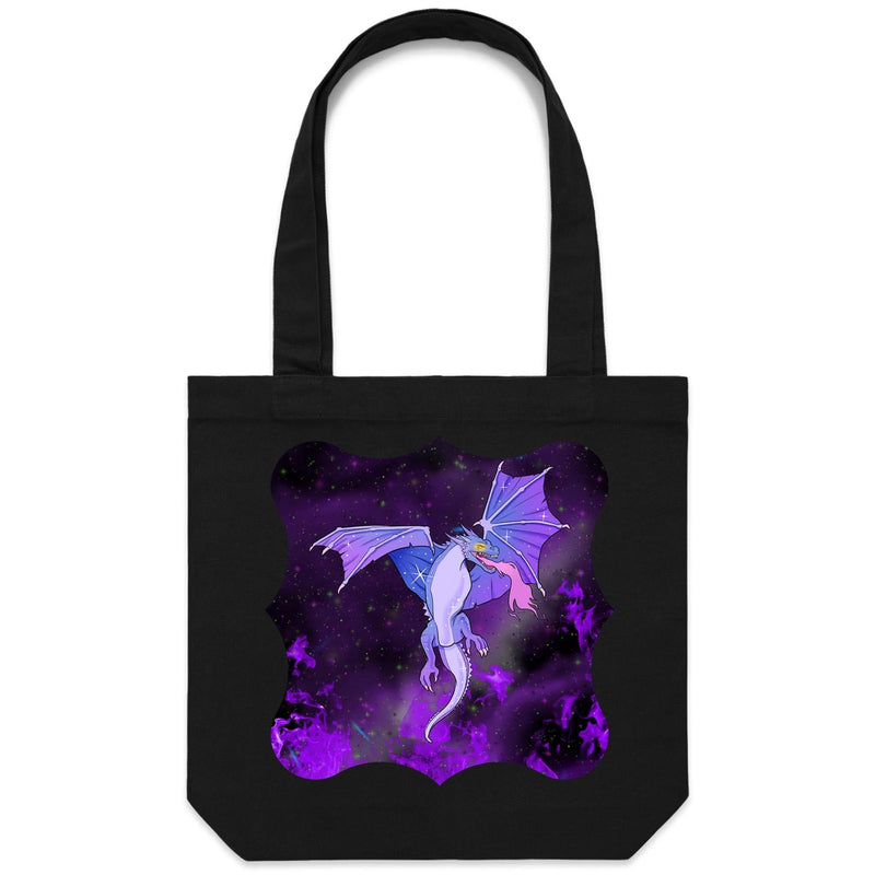 Purple Dragon AS Colour Carrie Canvas Tote Bag Ogo Merch