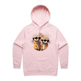 Meerkats in Jackets AS Colour - Women's Supply Hood