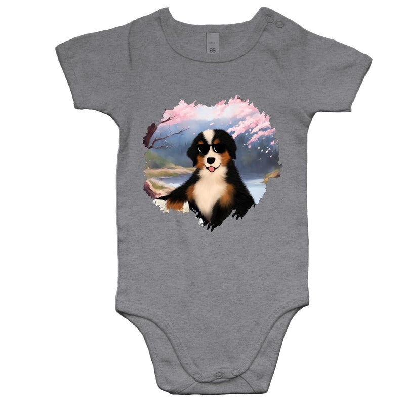 Cool Dog AS Colour Mini Me Baby Onesie Romper Ogo Merch