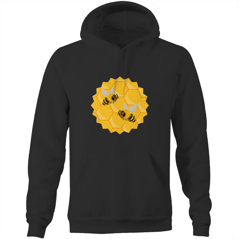 Bees AS Colour Stencil - Pocket Hoodie Sweatshirt Ogo Merch
