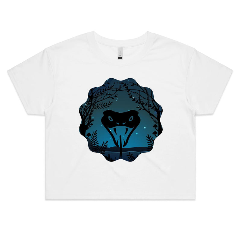 Snake Strike AS Colour Women's Crop Tee Ogo Merch