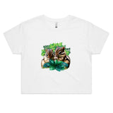 Cute Chipmunks AS Colour - Women's Crop Tee