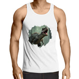 T Rex AS Colour Lowdown Mens Singlet Top