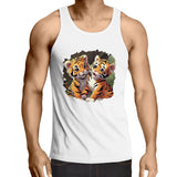 Baby Tigers AS Colour Lowdown - Mens Singlet Top