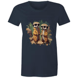 Cool Meerkats AS Colour - Women's Maple Tee