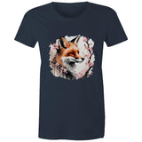 Fox and Tree AS Colour - Women's Maple Tee