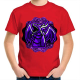 Shining Purple Dragon AS Colour Kids Youth TShirt