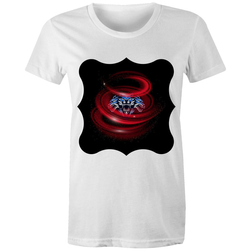 Cerberus Swirl AS Colour Women's Maple Tee Ogo Merch