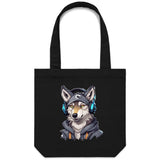 Gaming Wolf AS Colour Carrie Canvas Tote Bag