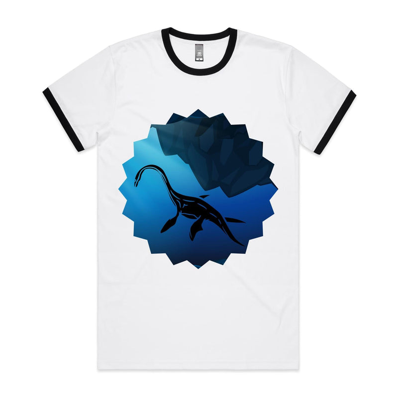 Plesiosaur AS Colour Staple Ringer Tee Ogo Merch
