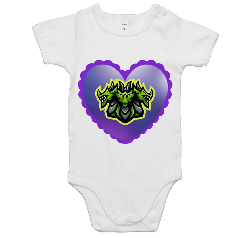 Green Hydra AS Colour Mini Me Baby Onesie Romper Ogo Merch