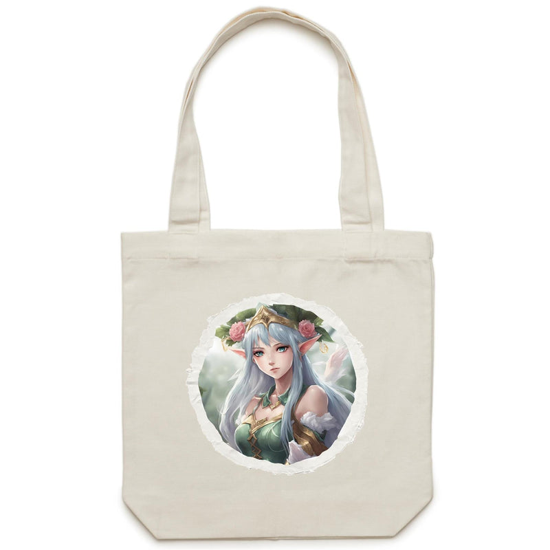 Framed Elf AS Colour - Carrie - Canvas Tote Bag Ogo Merch