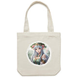 Framed Elf AS Colour - Carrie - Canvas Tote Bag