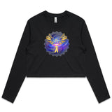 Gold Eagle AS Colour - Women's Long Sleeve Crop Tee