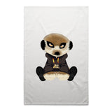 Meerkat in Hoodie AS Colour Tea Towel