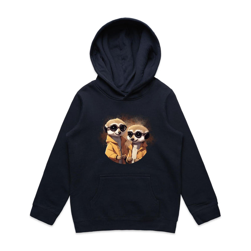 Meerkats in Jackets AS Colour - Youth Supply Hood Ogo Merch