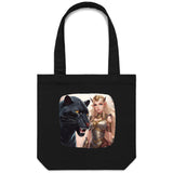 Panther and Elf - Carrie - Canvas Tote Bag