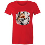 Fox and Tree AS Colour - Women's Maple Tee