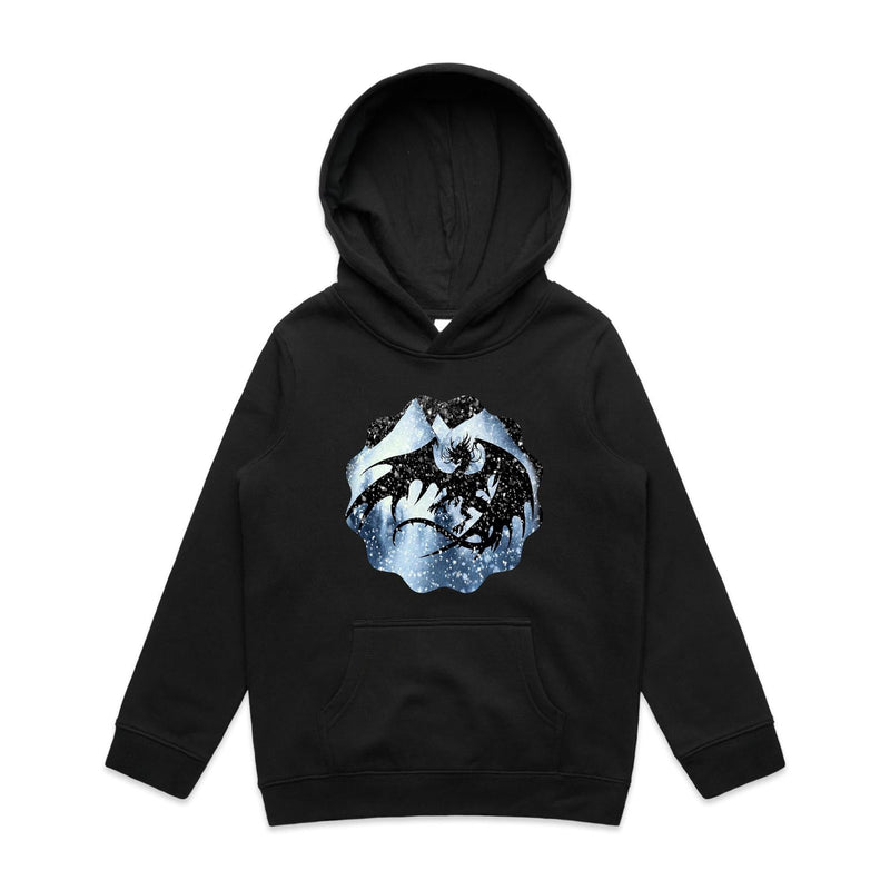 Dragon Silhouette AS Colour Youth Supply Hood Ogo Merch