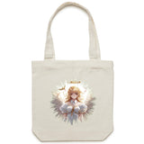 Angel Girl AS Colour - Carrie - Canvas Tote Bag