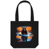 Water Bear AS Colour - Carrie - Canvas Tote Bag