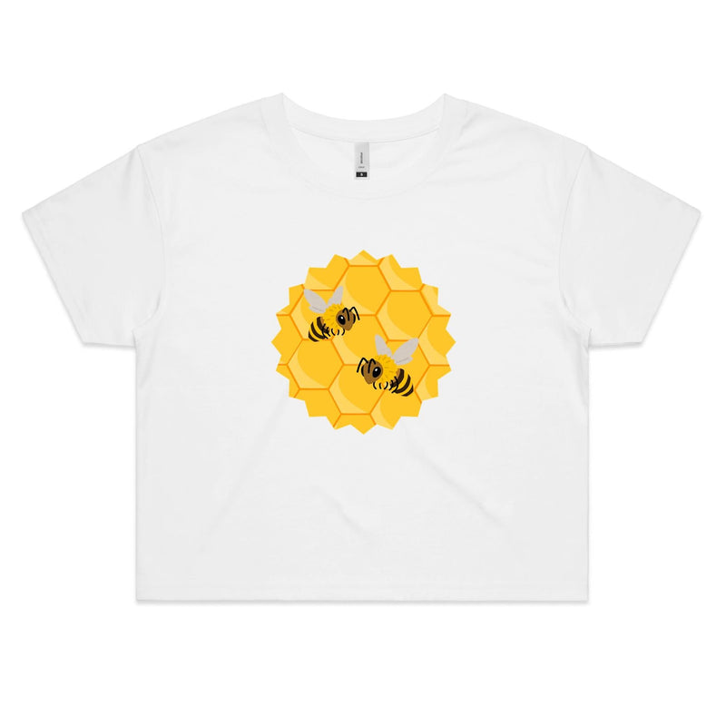 Bees AS Colour - Women's Crop Tee Ogo Merch
