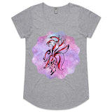 Nine Tailed Fox Womens Scoop Neck TShirt