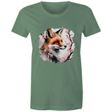 Fox and Tree AS Colour - Women's Maple Tee