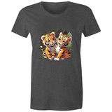 Baby Tigers AS Colour - Women's Maple Tee