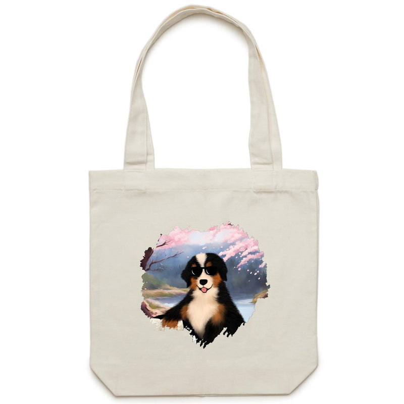 Cool Dog AS Colour Carrie Canvas Tote Bag Ogo Merch