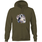 Penguin AS Colour Stencil Pocket Hoodie Sweatshirt