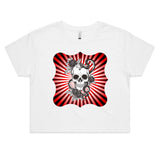 Snake and Skull AS Colour Women's Crop Tee