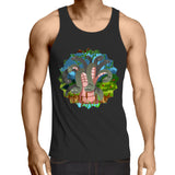 Swamp Hydra AS Colour Lowdown Mens Singlet Top