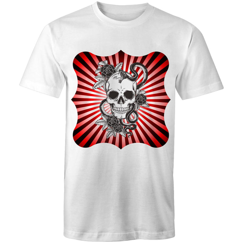 Snake and Skull AS Colour Staple Mens TShirt Ogo Merch