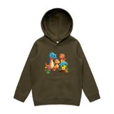 Dinosaur Babies AS Colour - Youth Supply Hood