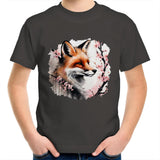 Fox and Tree AS Colour Kids Youth T-Shirt