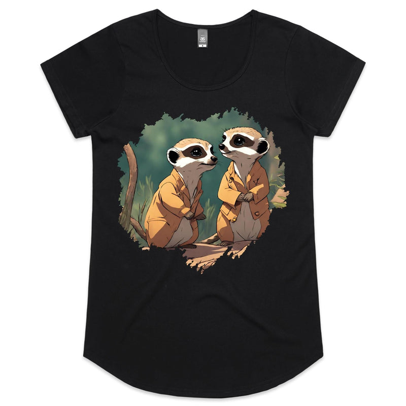 Meerkats AS Colour Mali Womens Scoop Neck TShirt Ogo Merch