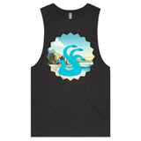 Beach Hydra AS Colour Barnard Mens Tank Top Tee