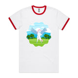 Colourful Pegasus AS Colour Staple Ringer Tee