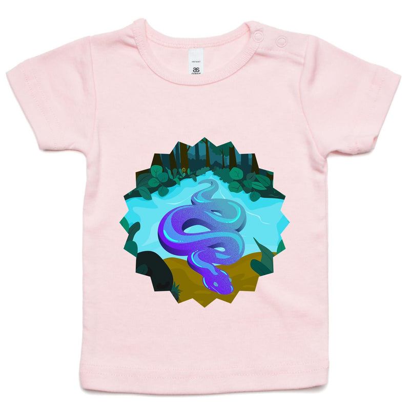 River Snake AS Colour Infant Wee Tee Ogo Merch