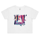 Unicorn AS Colour Women's Crop Tee