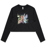 Fairy AS Colour Women's Long Sleeve Crop Tee