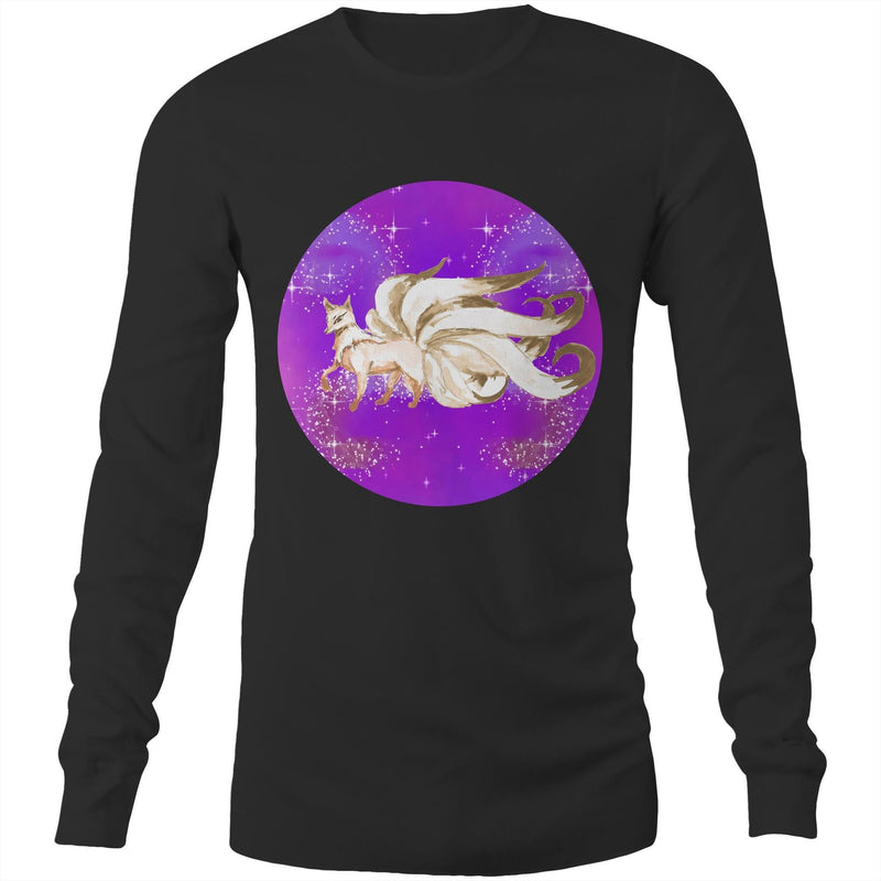 Shining Nine Tailed Fox Mens Long Sleeve TShirt Ogo Merch