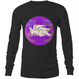 Shining Nine Tailed Fox Mens Long Sleeve TShirt